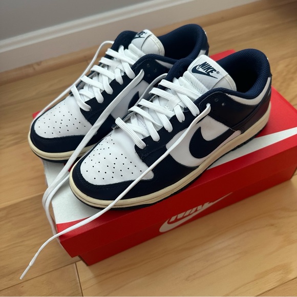 Nike Dunk Low Vintage Navy Women’s 2022 - Picture 5 of 9